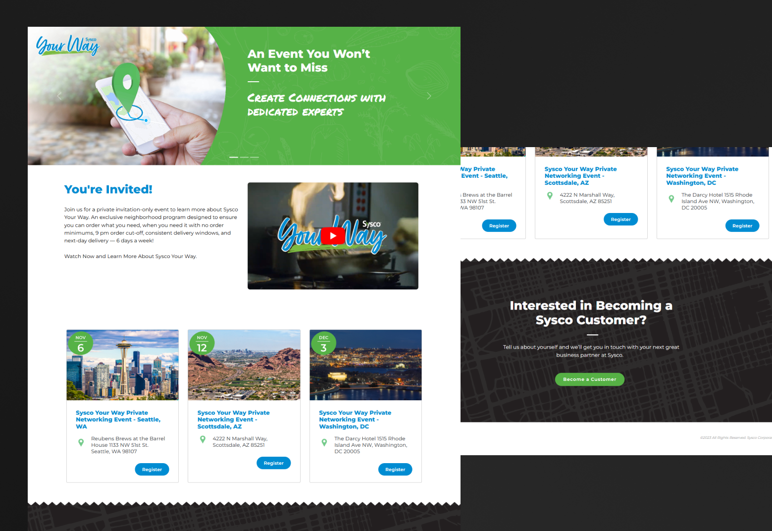 YourWay — Sysco private networking event